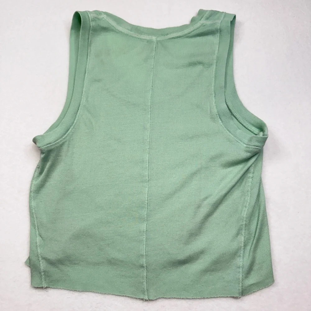 Free People Size M Light Green Tank Top - Picture 2 of 3
